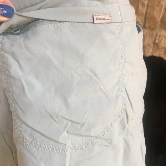 Eddie Bauer Blue Nylon Hiking Skirt Skort with Zipped Pockets Women's Size 2 - Picture 2 of 9